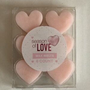 Wax Melts Season of Love heart shaped wax melt a 6 count new in box